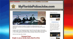 Desktop Screenshot of myfloridapolicejobs.com